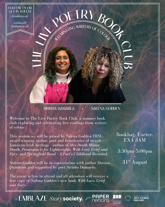 Sun 31st Aug: The Live Poetry Book Club