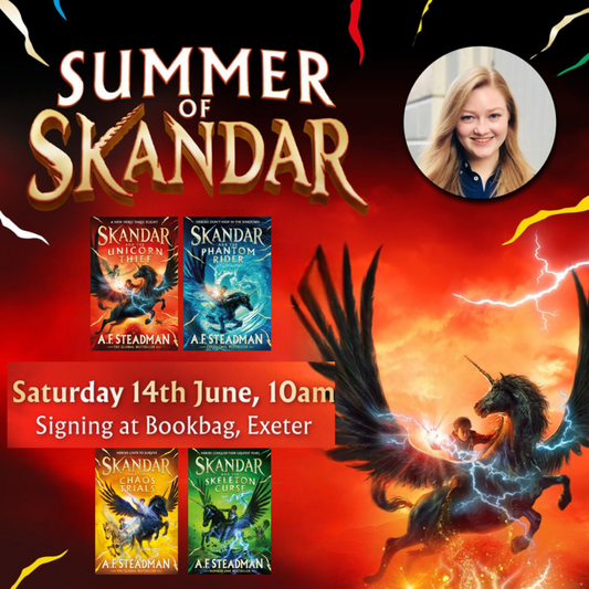 Sat 14 June / Book Signing with A.F. Steadman