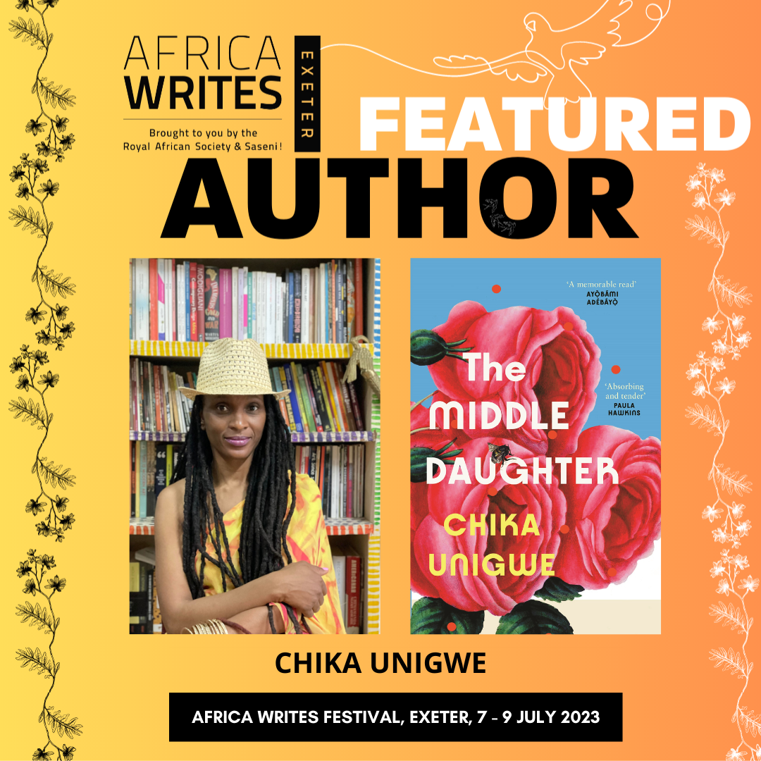 Sat 8th July / The Middle Daughter with Chika Unigwe and Nour Khairi
