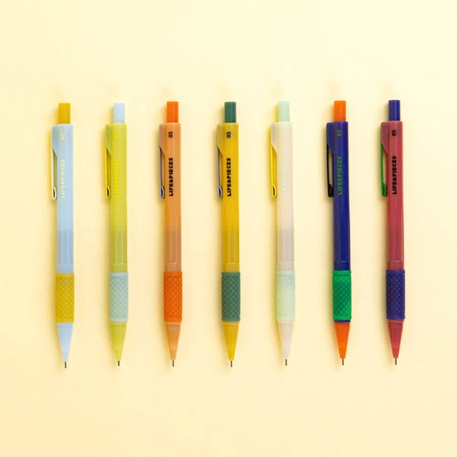 Livework LIFE & PIECES Retro Sharp Pencil 0.5mm: Yellow Green