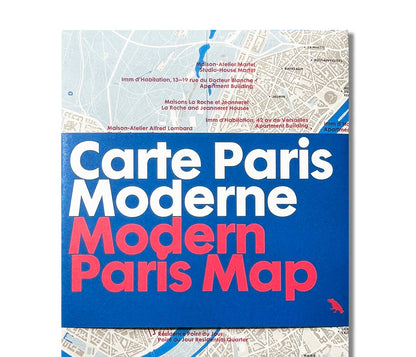 Modern Paris Map / Carte Paris Moderne