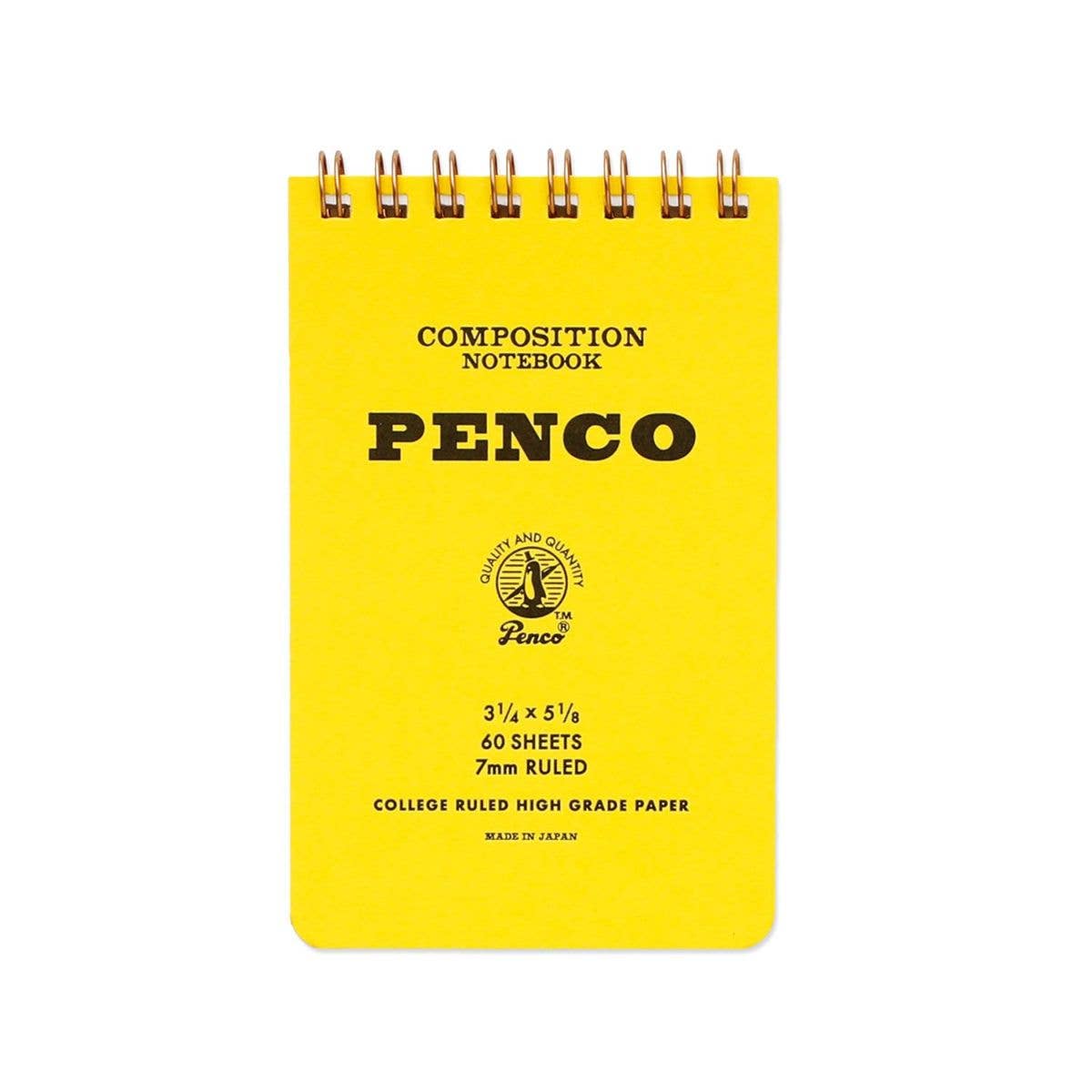 Penco Coil Notepad (S) (M): Yellow / M