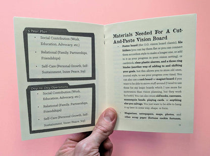 Vision Boarding: Goal Setting If You Hate Writing (Zine)